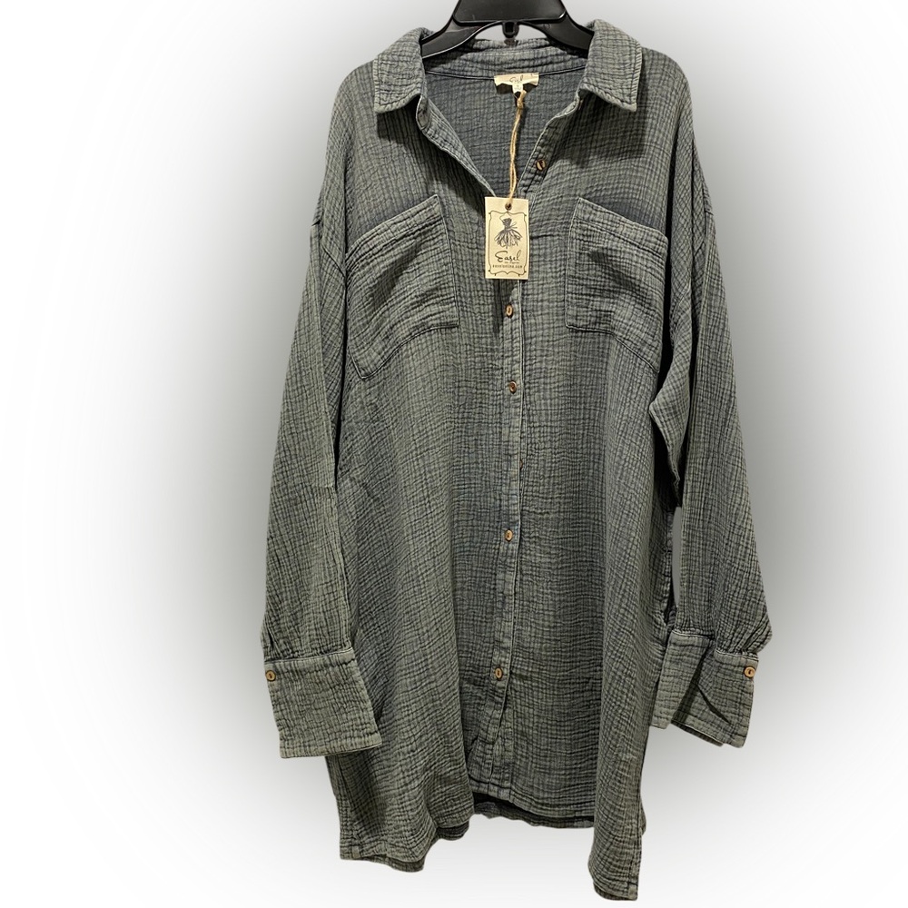 Easel Gray Mini Dress